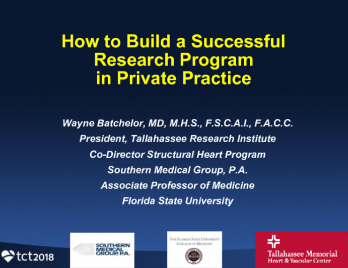 Clinical Research 101: How to Build a Successful Research Program in Private Practice