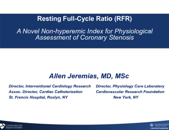 Case #10: A Case Demonstrating the Resting Full-Cycle Ratio (RFR)
