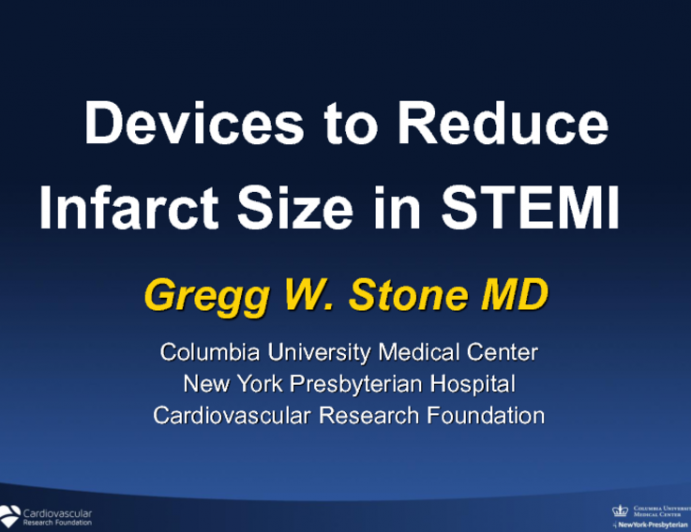 Devices to Reduce Infarct Size in STEMI