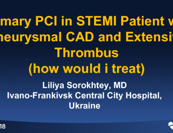 Informal Comments: Ukraine Responds to Malaysia on Complex Primary PCI in STEMI