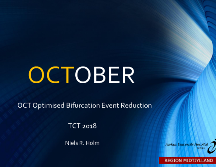 OCT Guidance for Bifurcation Lesions: Rationale and Design of OCTOBER