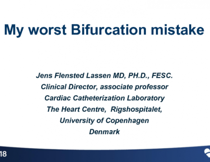 Case Presentation: My Worst Bifurcation Mistake