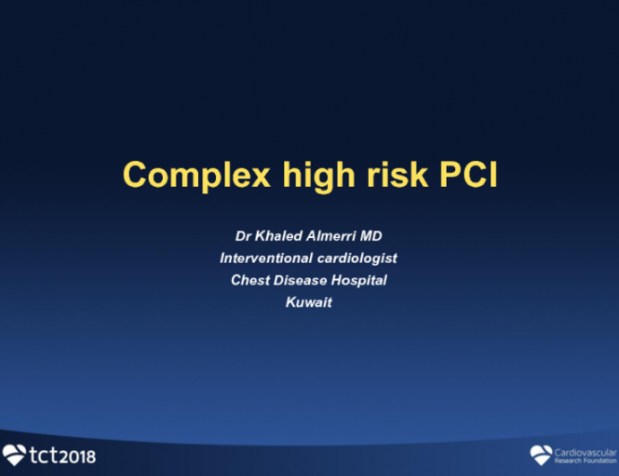 Kuwait Presents to Columbia: Complex Left Main Intervention With Severe LV Dysfunction (With Case Studies)