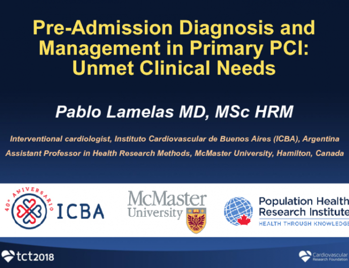 Pre-Admission Diagnosis and Management in Primary PCI: Unmet Clinical Needs