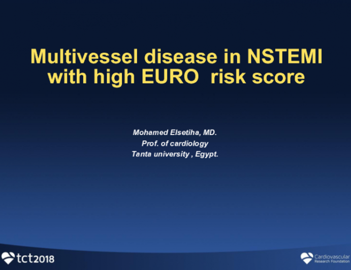 Case #6: NSTEMI and Multivessel Disease