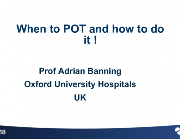 When to POT and How to Do It