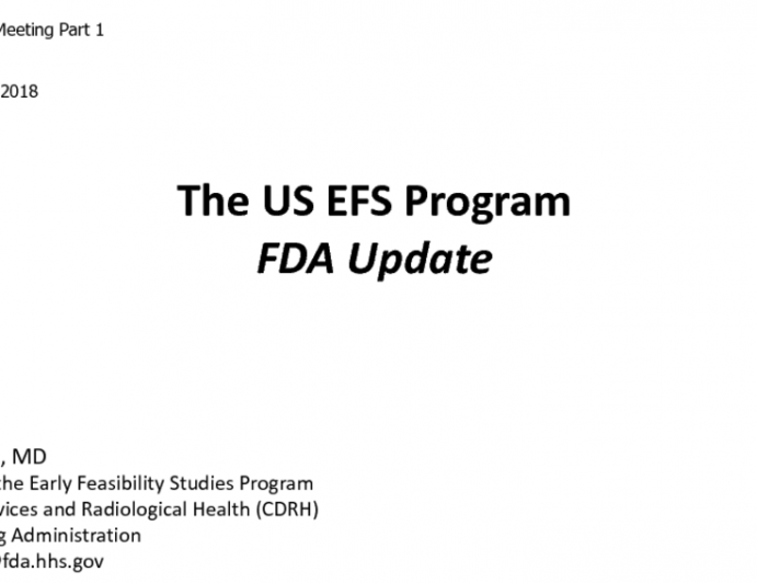 The US EFS Program: FDA Update