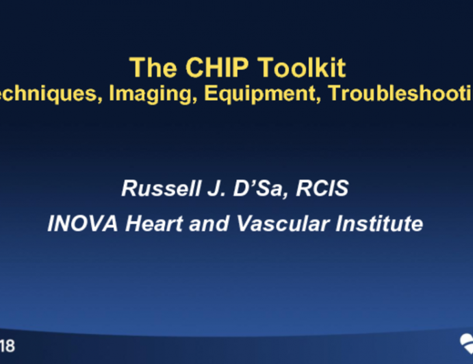 The CHIP Toolkit (Techniques, Imaging, Equipment, Troubleshooting)