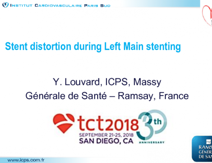 Case #10: Longitudinal Stent Deformation During Left Main Stenting