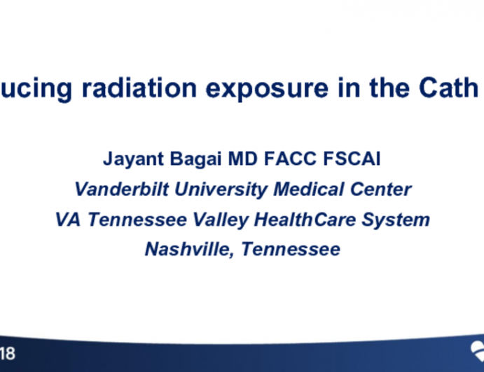 Reducing Radiation Exposure in the Cath Lab