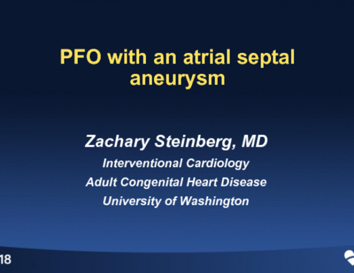 A PFO With a Significant Atrial Septal Aneurysm