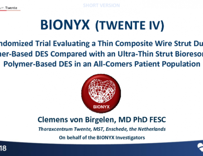 BIONYX: Summary and Clinical Implications
