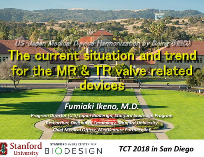 The Current Situation and Trend for the MR and TR Valve Related Devices