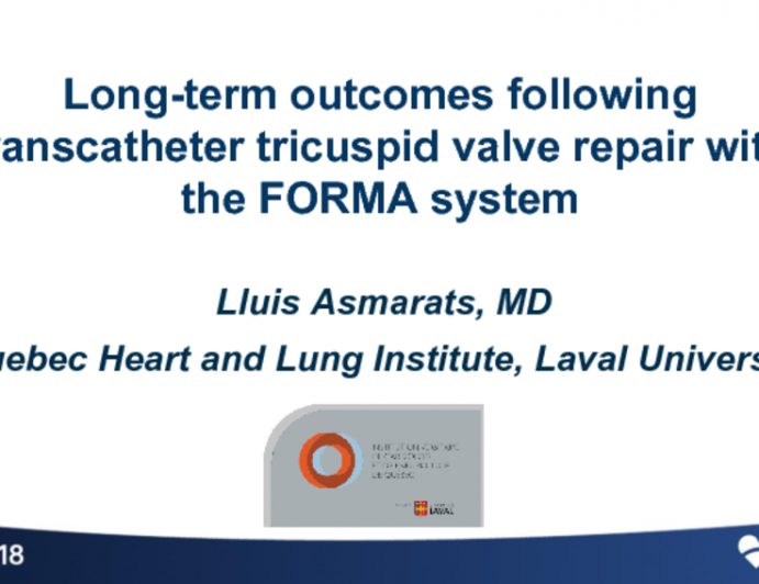 TCT-76: Long-Term Outcomes Following Transcatheter Tricuspid Valve Repair With the FORMA System