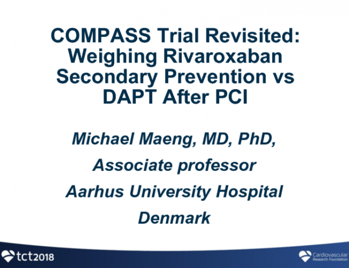 COMPASS Trial Revisited: Weighing Rivaroxaban Secondary Prevention vs DAPT After PCI