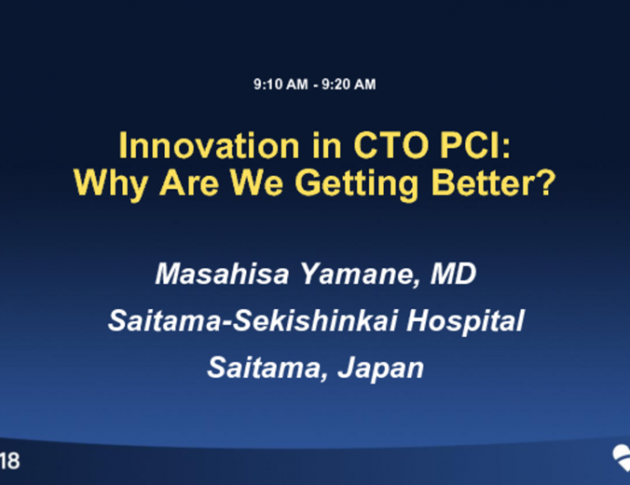 Innovation in CTO PCI: Why Are We Getting Better?