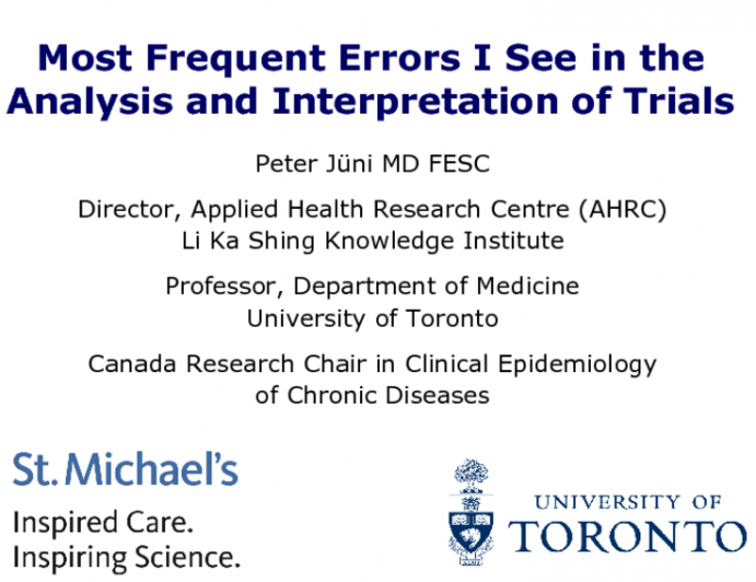 Most Frequent Errors I See in the Analysis and Interpretation of Trials