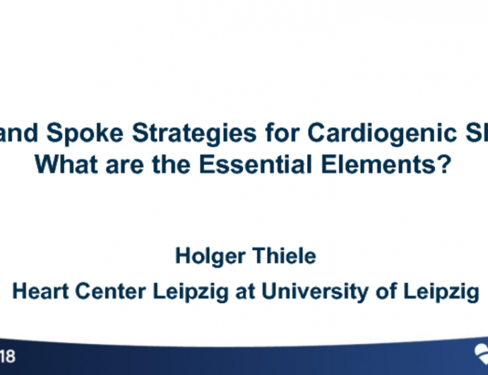 Hub and Spoke Strategies for Cardiogenic Shock: What are the Essential Elements?