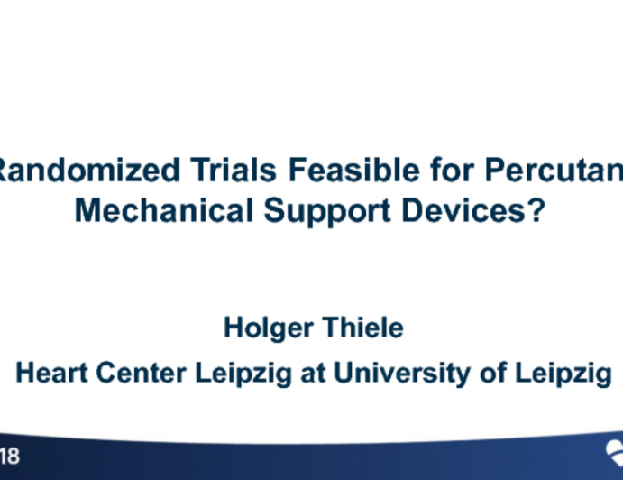 Are Randomized Trials Feasible for Percutaneous Mechanical Support Devices?