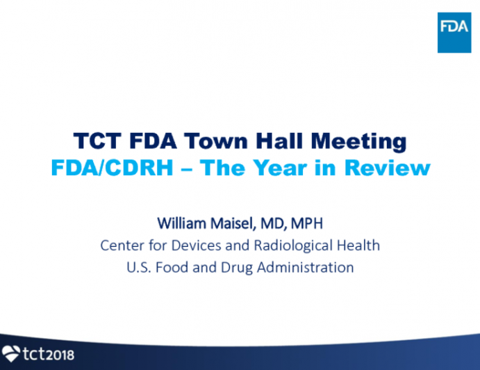 Keynote Lecture: FDA/CDRH - The Year in Review