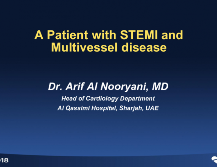 Introduction: A Patient With STEMI and Multivessel Disease