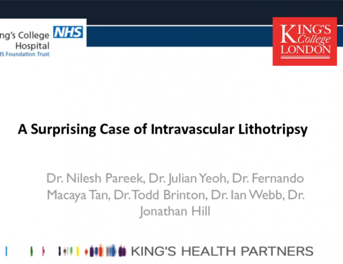 Case #7: A Surprising Case of Intravascular Lithotripsy