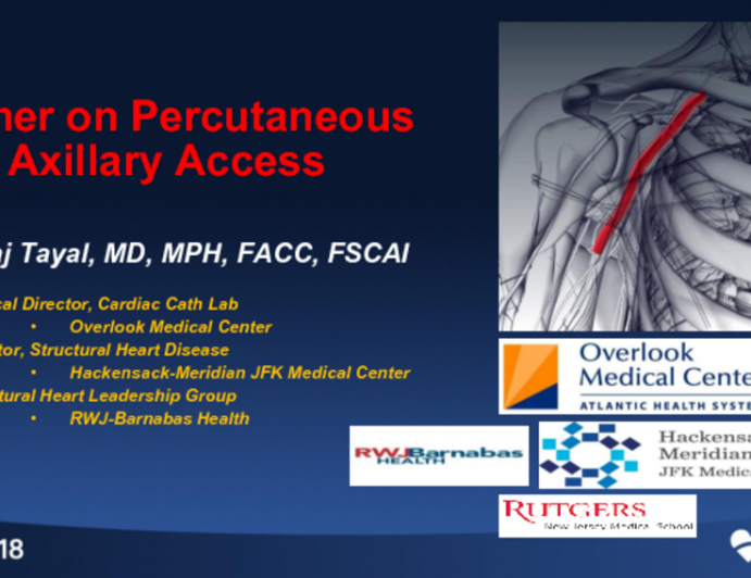 Primer on Percutaneous Axillary