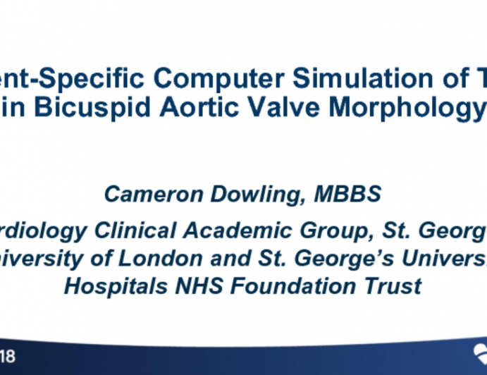 Patient-Specific Computer Simulation of TAVR in Bicuspid Aortic Valve Morphology