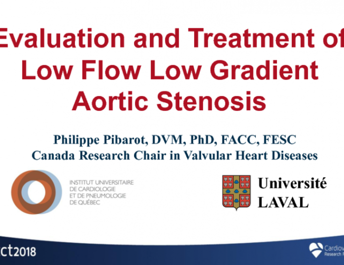 Case #3: Evaluation and Treatment of Low Flow Low Gradient Aortic Stenosis