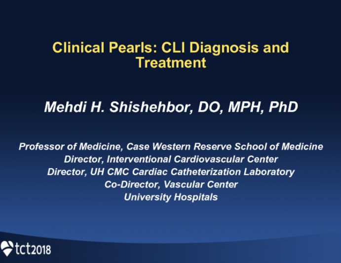 Clinical Pearls: CLI Diagnosis and Treatment