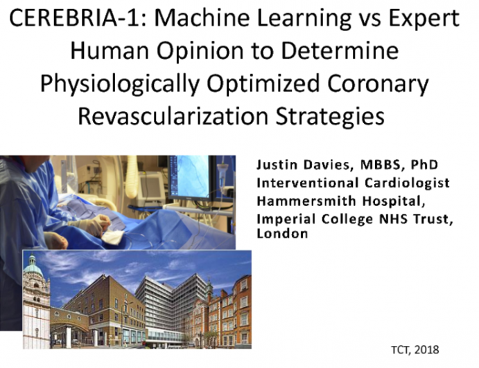 CEREBRIA-1: Machine Learning vs Expert Human Opinion to Determine Physiologically Optimized Coronary Revascularization Strategies