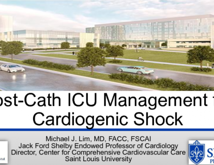 Post-Cath Lab Management of Shock: What's the Role of the Interventionalist?