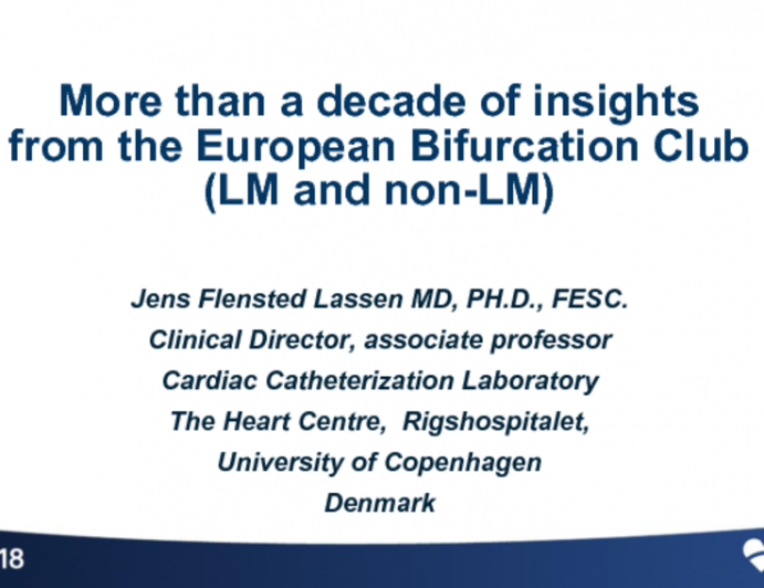 More Than a Decade of Insights From the European Bifurcation Club (LM and Non-LM)