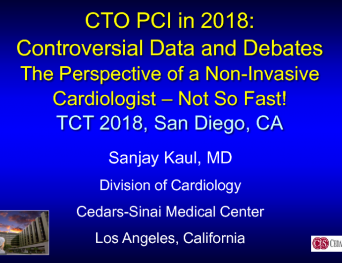 The Perspective of a Non-Invasive Cardiologist – Not So Fast!