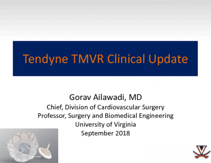 Tendyne: Device Attributes, Implant Procedure, Clinical Results and SUMMIT Design and Status