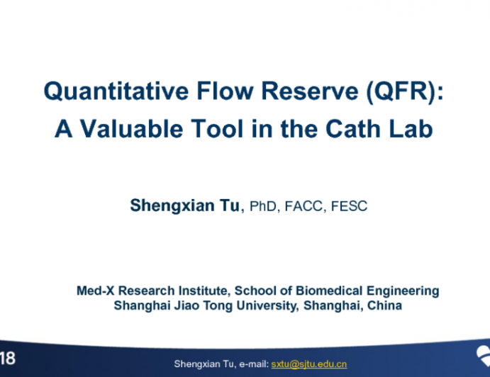 Quantitative Flow Ratio (QFR): A Valuable Tool in the Cath Lab
