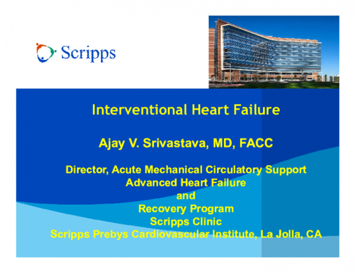 Interventional Heart Failure