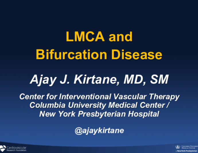 LMCA and Bifurcation Disease