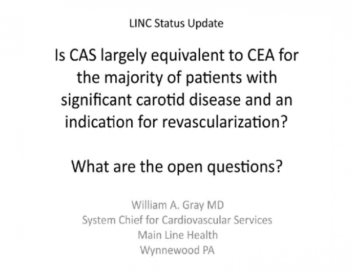 Is CAS largely equivalent to CEA for the majority of patients with significant carotid disease and an indication for revascularization?
