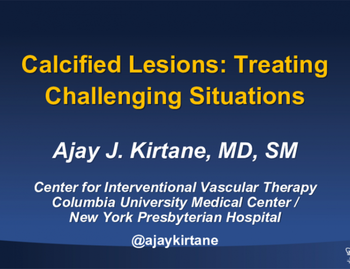Calcified Lesions: Treating Challenging Situations