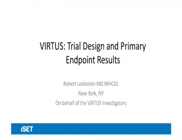 VIRTUS: Trial Design adn Primary Endpoint Results