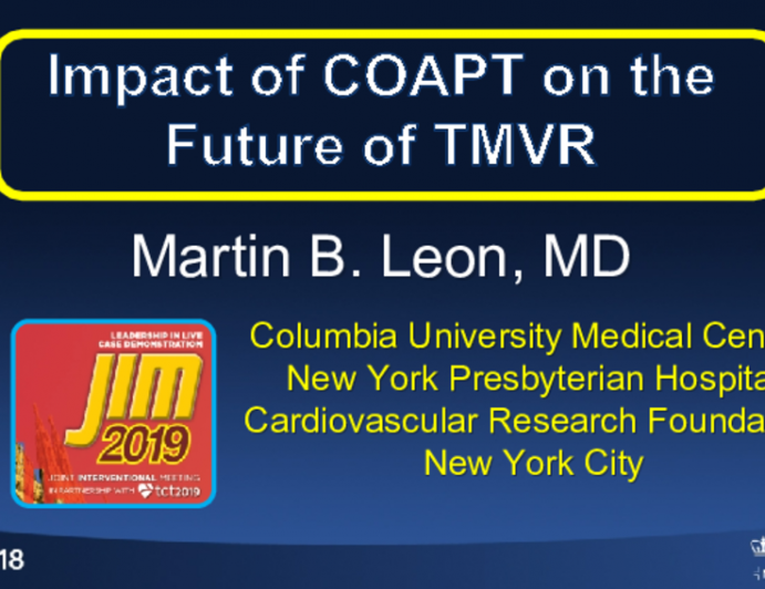 Impact of COAPT on the Future of TMVR 