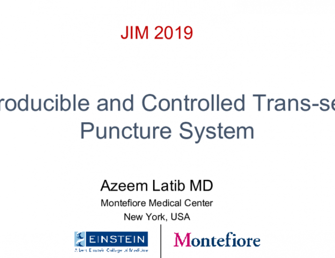 Reproducible and Controlled Trans-septal Puncture System