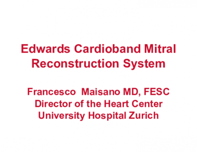 Edwards Cardioband Mitral Reconstruction System