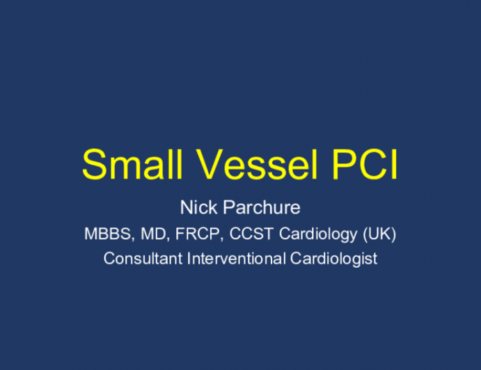 Small Vessel PCI