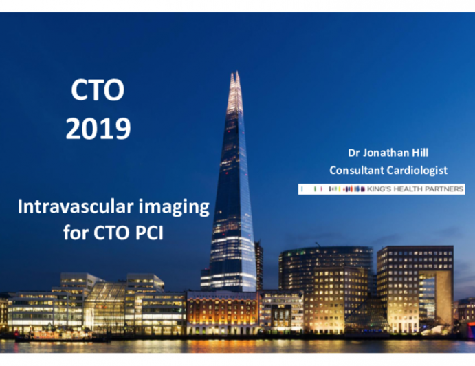 Intravascular Imaging in CTO PCI