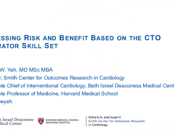 Assessing Risk vs Benefit Based on the CTO Operator Skill Set: Which Case to attempt, When to Stop