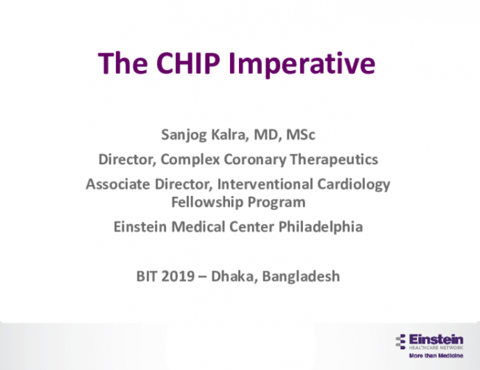 The CHIP Imperative