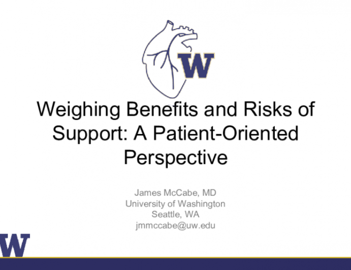 Weighing Benefits and Risks of Support: A Patient-Oriented Perspective