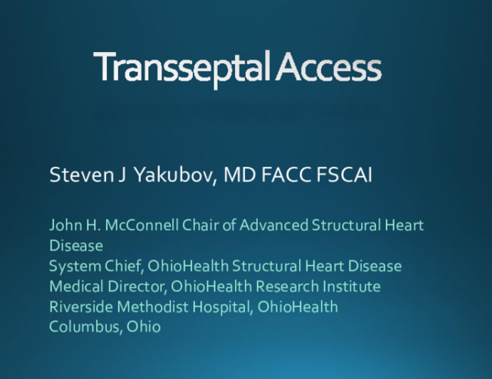 Transseptal Access
